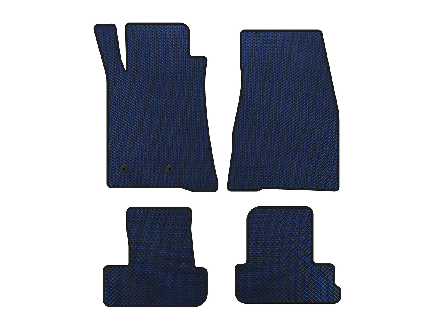 EVA Floor Mats (2009-2014, GT, Convertible, Blue) for Ford Mustang 2005-2014 - image 1