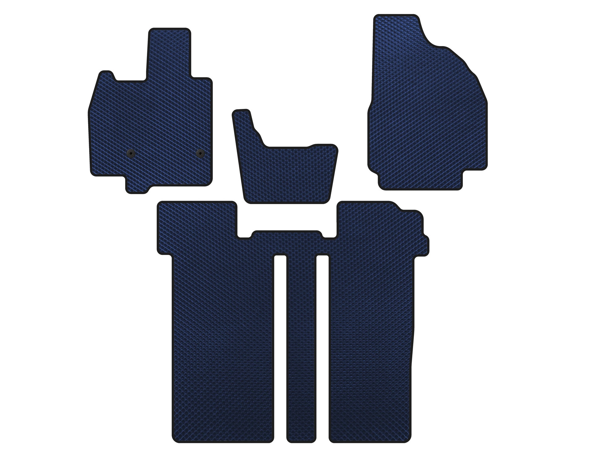 EVA Floor Mats (2 Rows, 6-Seater, Blue) for Toyota Previa 2006-2019 - image 1