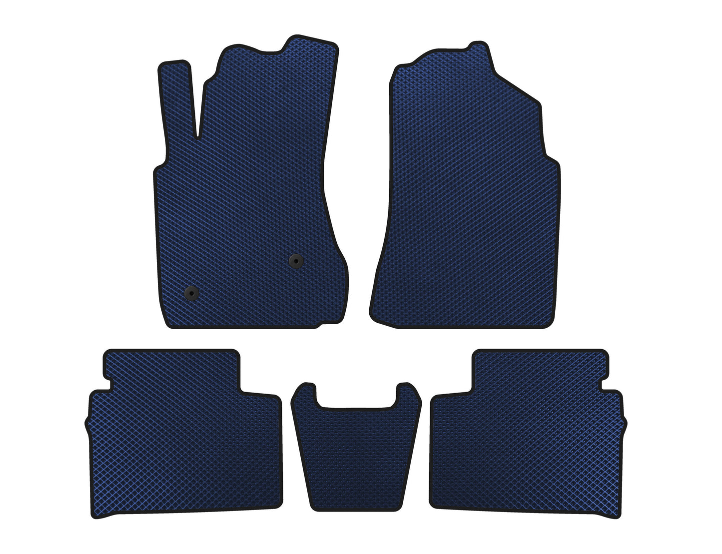 EVA Floor Mats (Blue) for FAW Besturn X80 2013-2020 - image 1