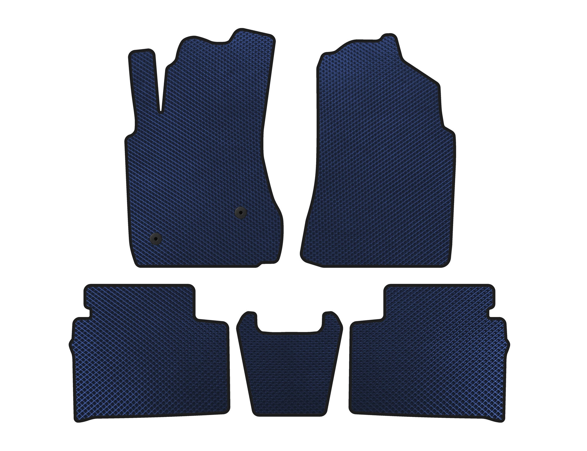 EVA Floor Mats (Blue) for FAW Besturn X80 2013-2020 - image 1