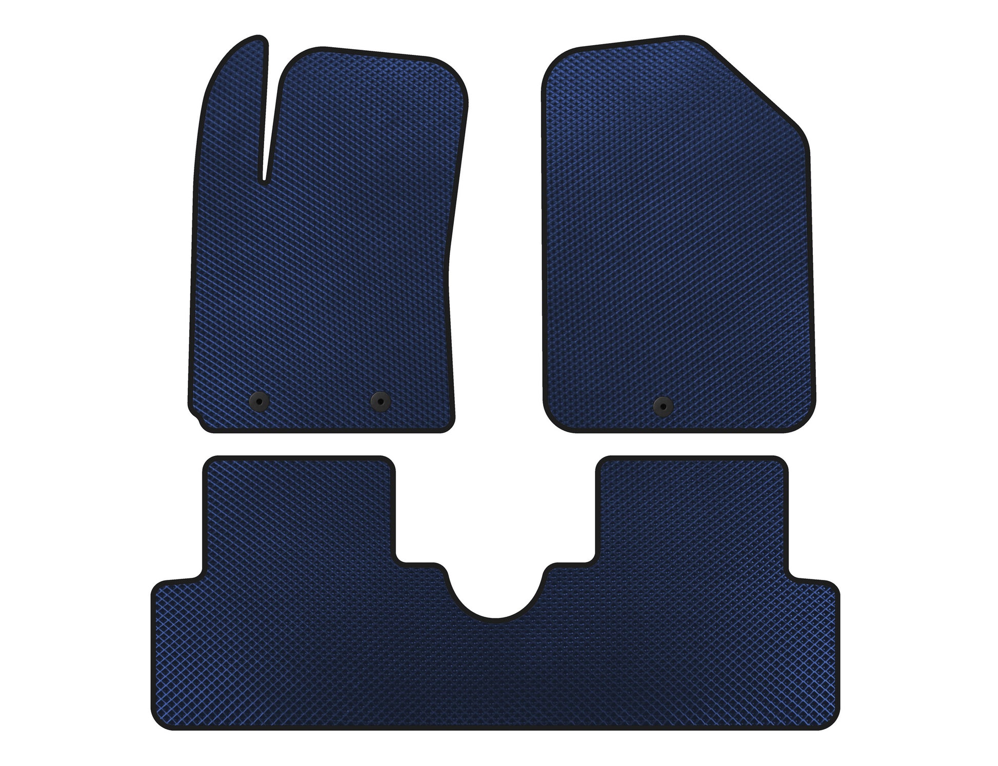 EVA mats (HB, Blue) for Hyundai I-10 2014-2017 - image 1
