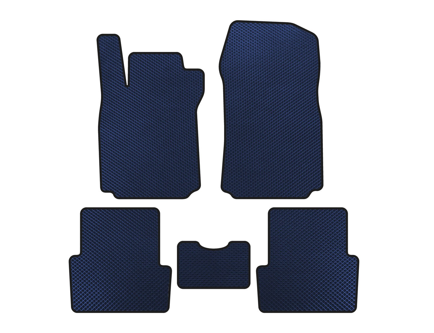 EVA Floor Mats (Blue) for Renault Modus 2005-2012 - image 1