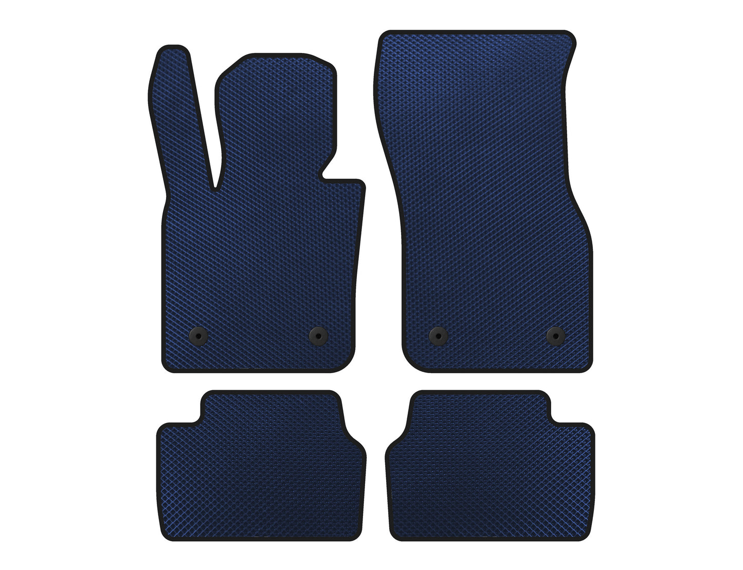 EVA Floor Mats (for F55, 5-Door, Blue) for Mini Cooper F55/56/57 2014-2023 - image 1