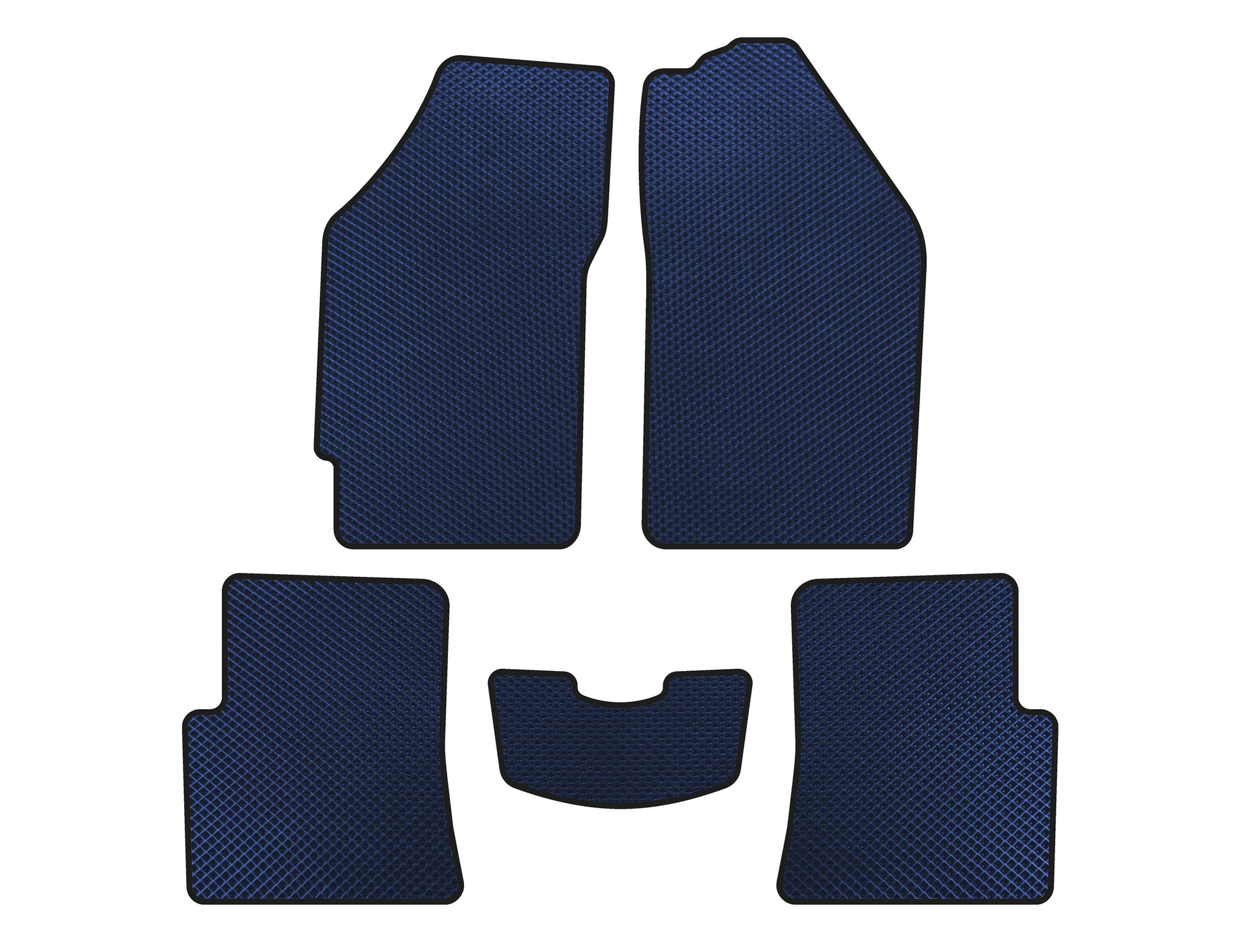 EVA Floor Mats (SD, Blue) for Lifan 520 Breeze 2005-2013 - image 1
