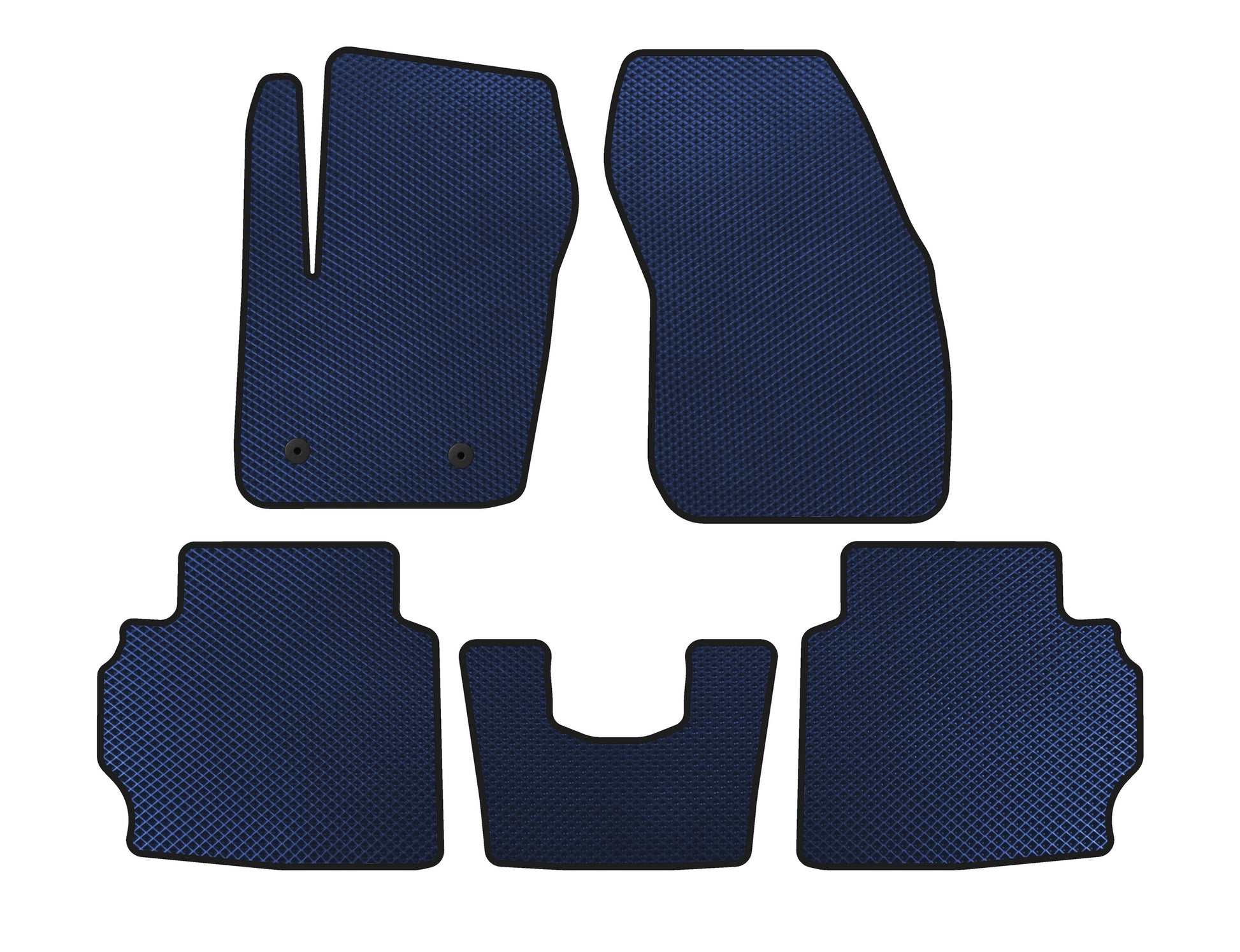 EVA Floor Mats (LB, Blue) for Ford Mondeo 2014-2022 - image 1