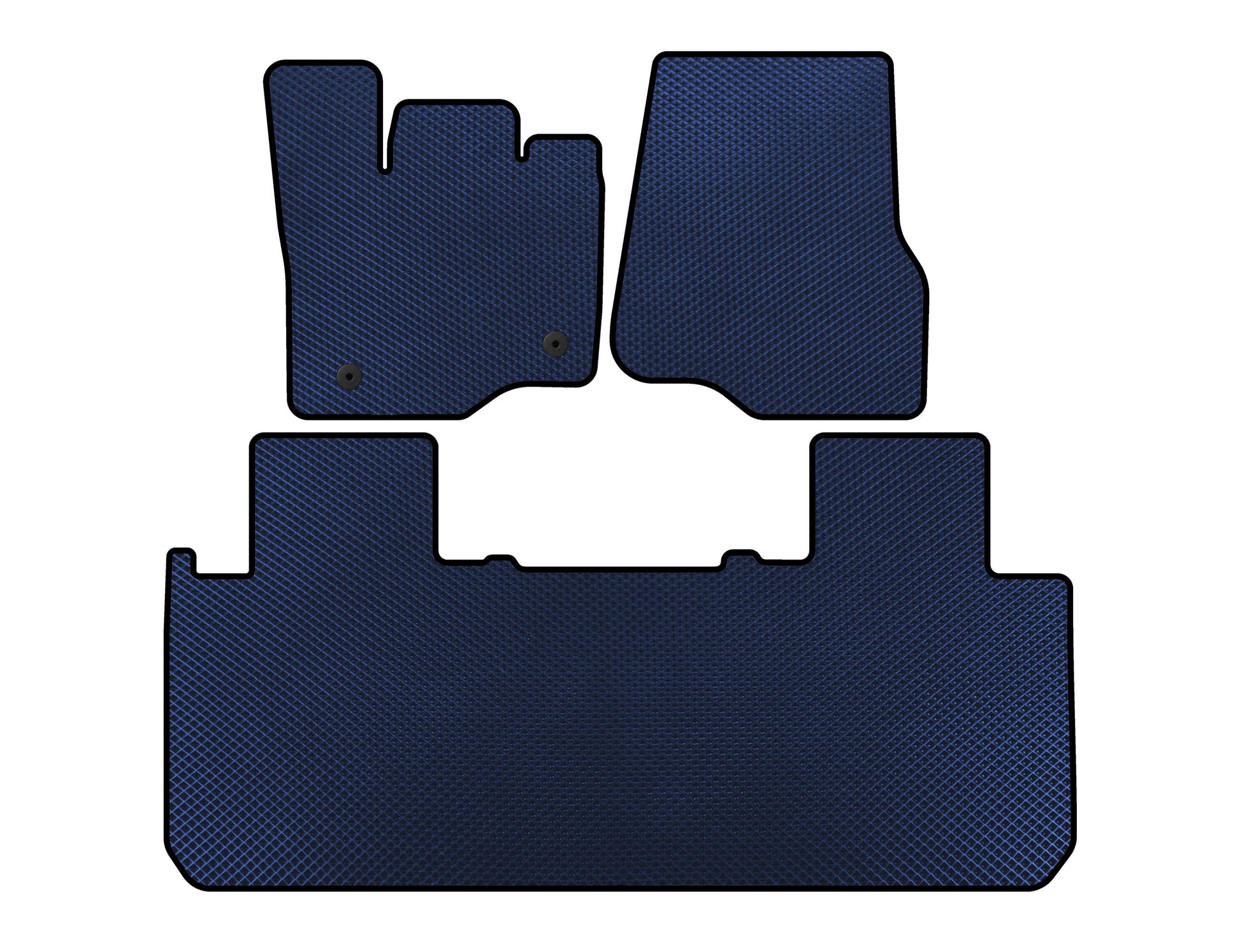 EVA Floor Mats (Blue) for Ford F-150 2014-2021 - image 1