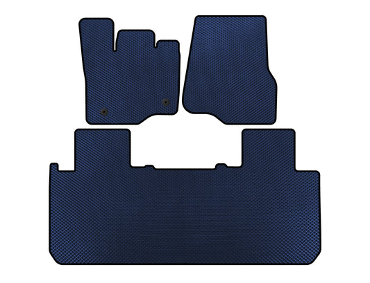 EVA Floor Mats (Blue) for Ford F-150 2014-2021 - image 1