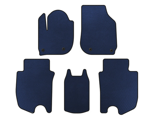 EVA Floor Mats (HB, Hybrid, Blue) for Honda FIT/Jazz 2014- - image 1