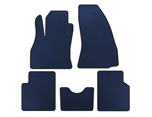 EVA Floor Mats (for 500L, Blue) for Fiat 500/500L 2013-2022 - image 1
