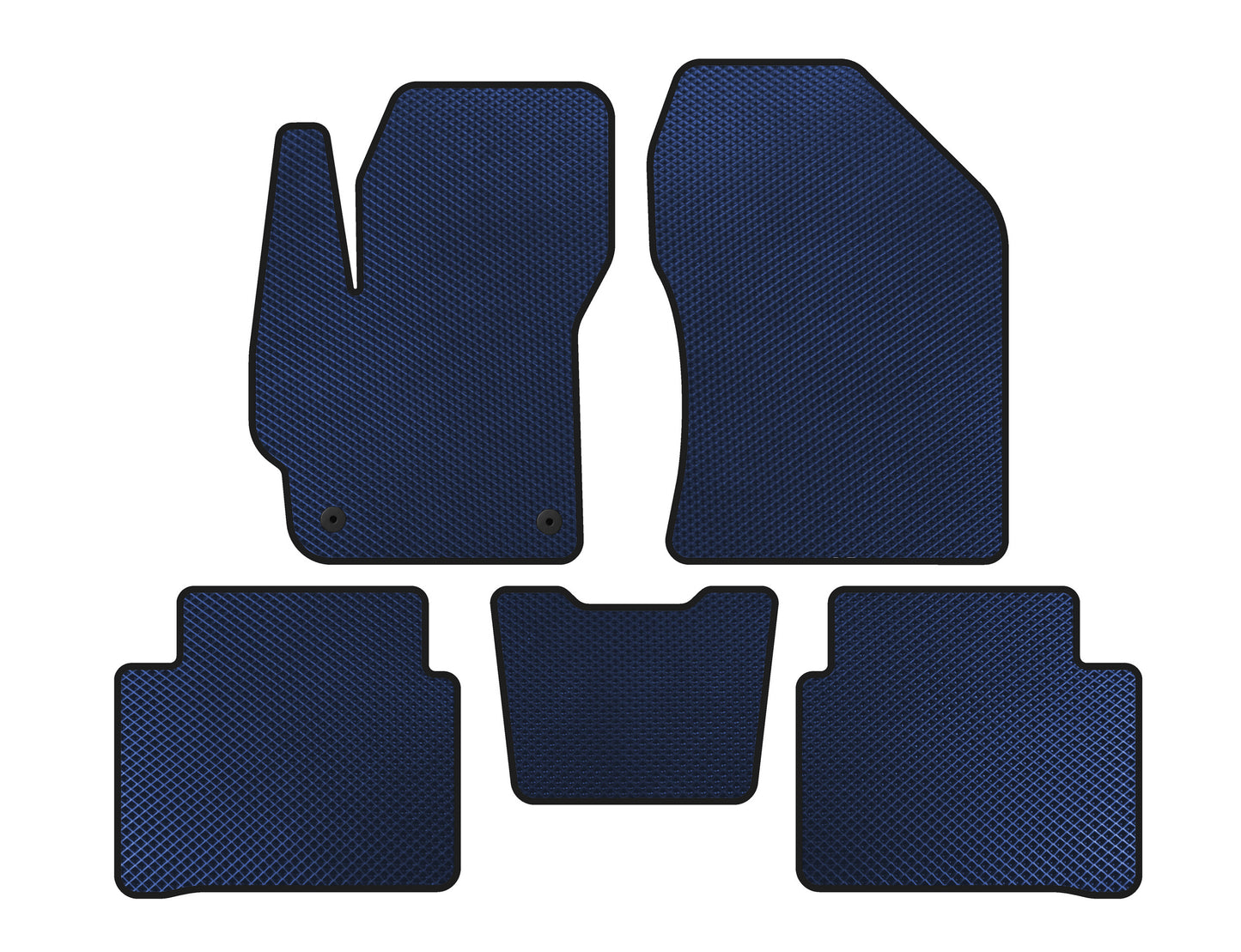 EVA Floor Mats (SD, Blue) for Toyota Corolla 2019- - image 1