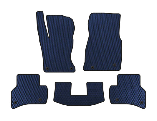 EVA Floor Mats (2015-2019, SD, Blue) for Jaguar XE 2016- - image 1