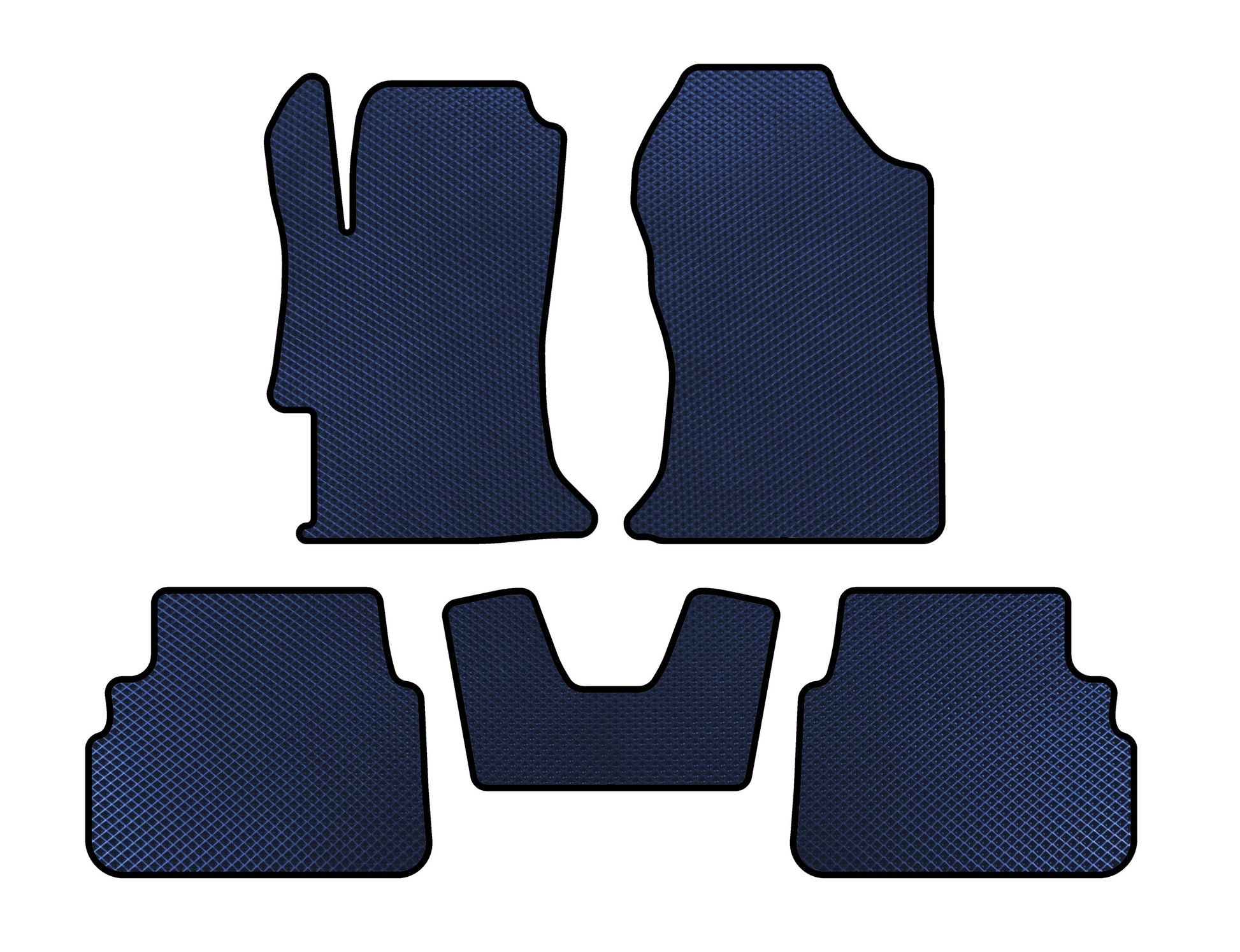 EVA Floor Mats V1 (Blue) for Subaru XV 2017-2023 - image 1