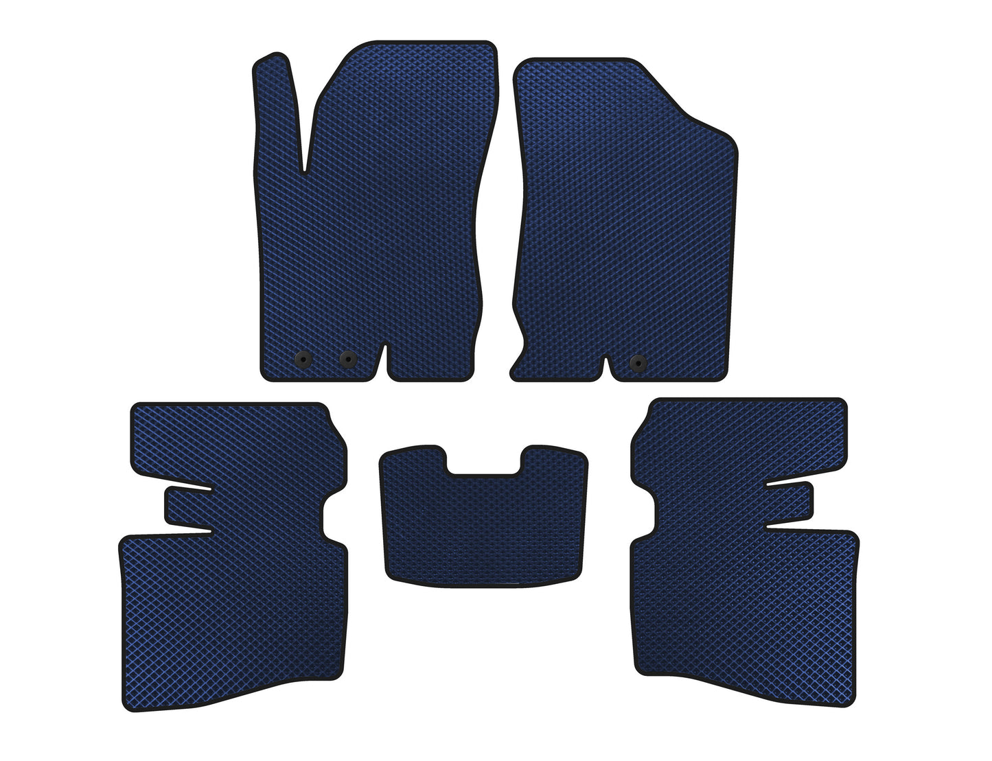 EVA Floor Mats (SD, Blue) for Honda Accord V 1997-2002 - image 1