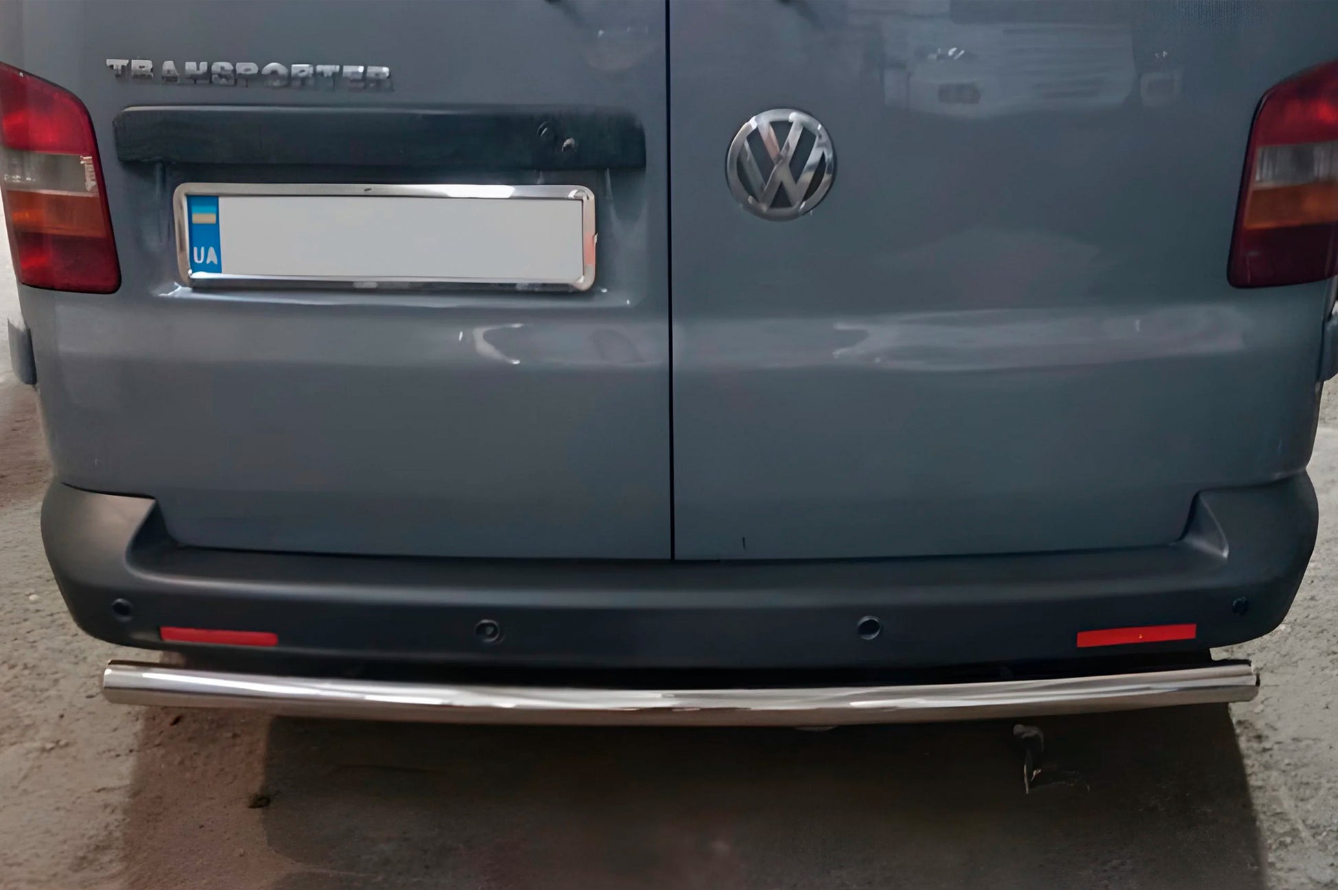 Rear Bar AK002 (Stainless Steel) for Volkswagen T5 Multivan 2003-2010 - image 1
