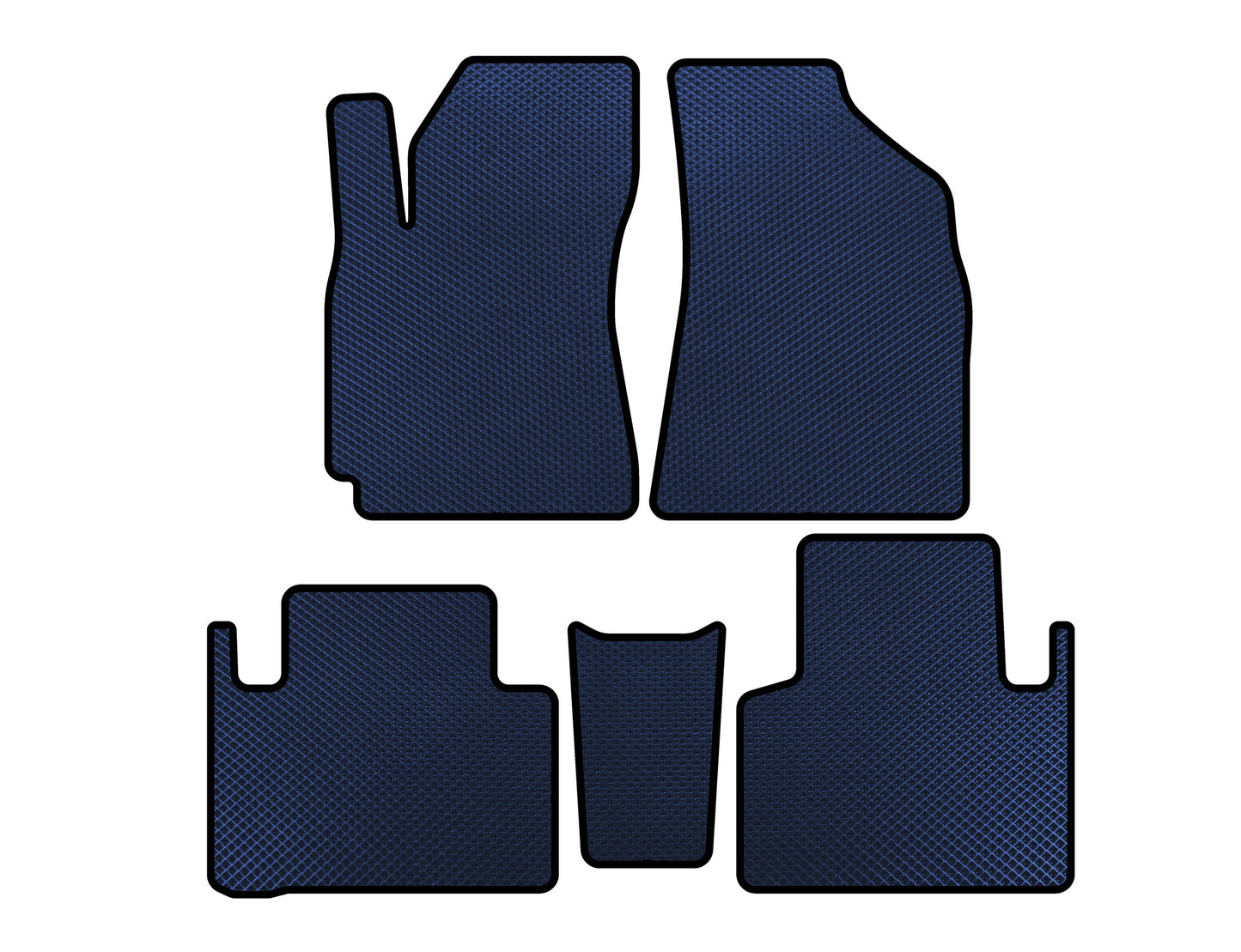 EVA Floor Mats (Blue) for Geely Emgrand X7 2011- - image 1