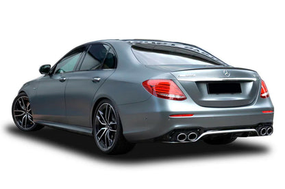 Rear diffuser with exhaust tips E53-Design (for AMG/AMG-Line) for Mercedes E-сlass W213 2016-2023 - image 1