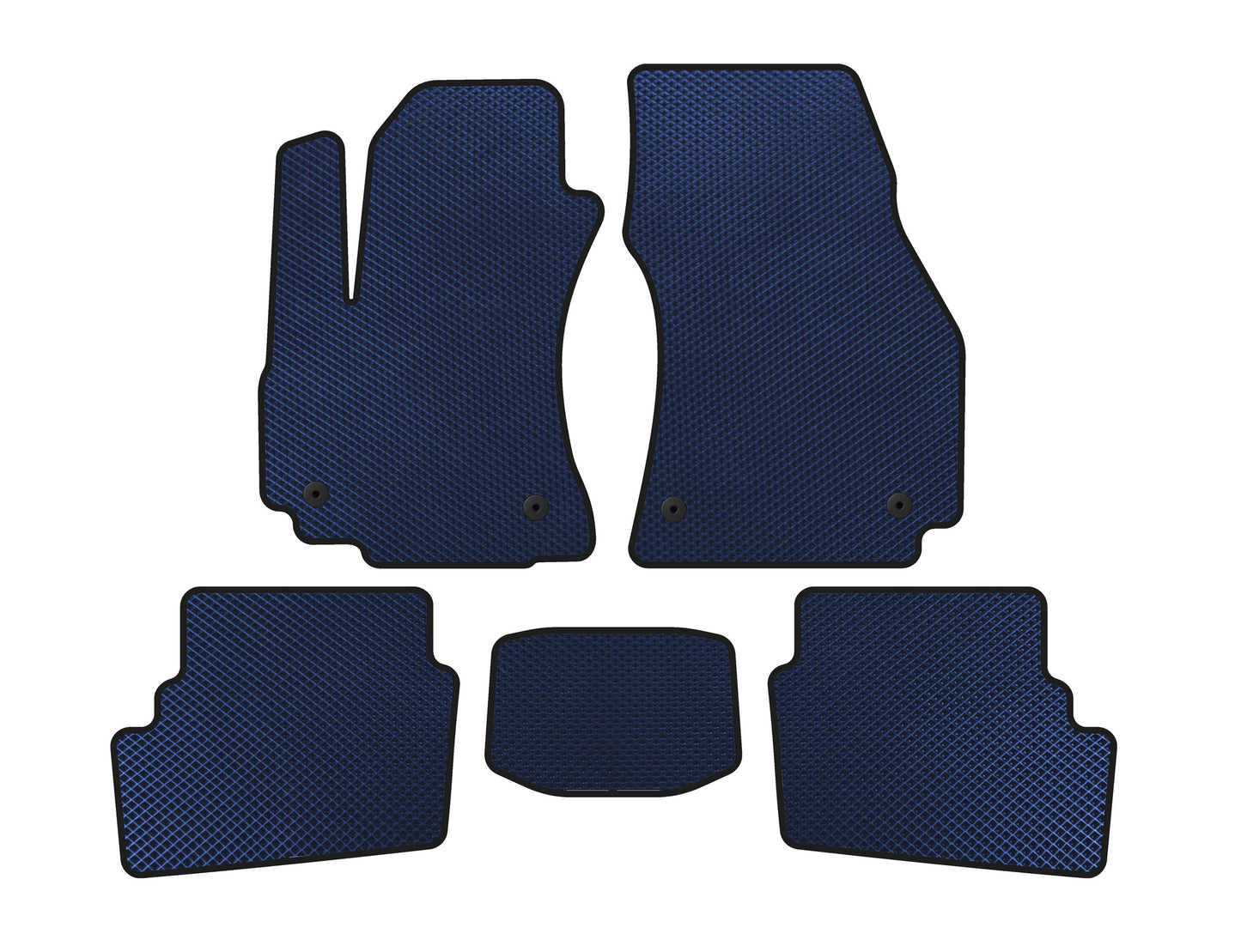 EVA Floor Mats (2 Rows, 2003-2005, 7-Seater, Blue) for Opel Zafira A 1998-2005 - image 1