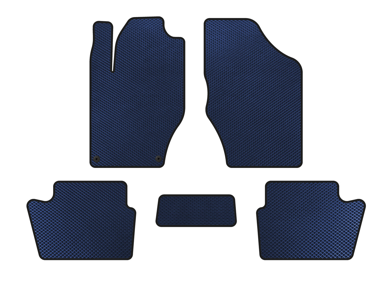 EVA mats (HB, Before restyling, Blue) for Citroen DS-4 - image 1