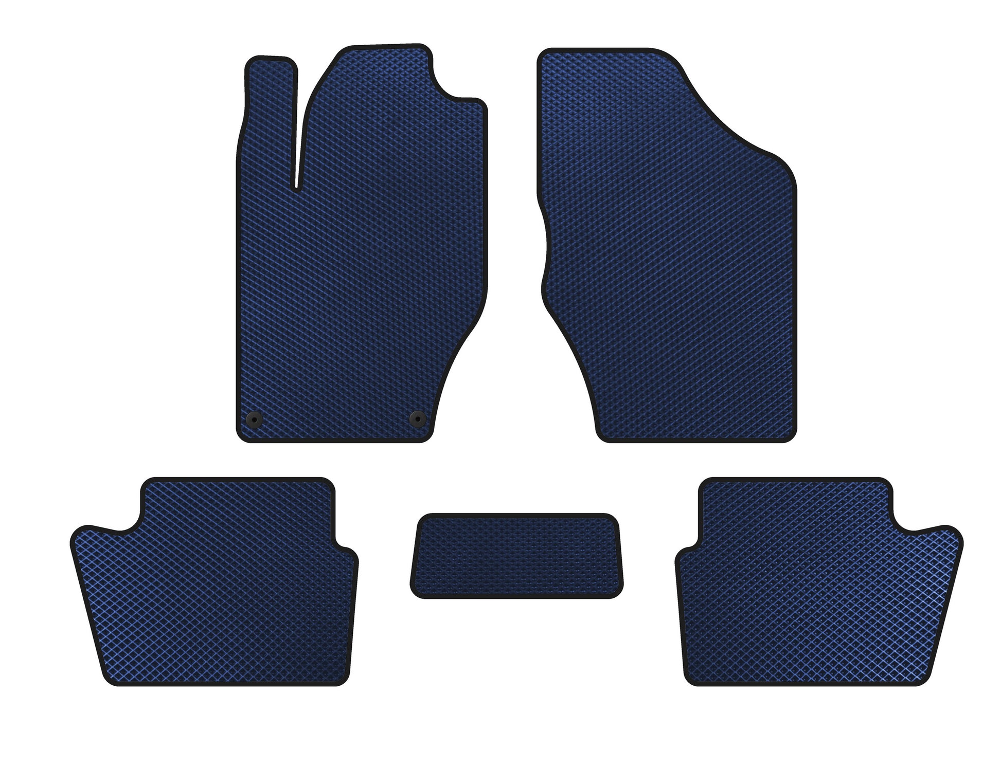 EVA mats (HB, Before restyling, Blue) for Citroen DS-4 - image 1
