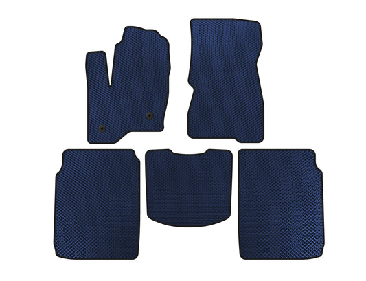EVA Floor Mats (2 Rows, 2013-2019, Blue) for Ford Flex 2009-2019 - image 1