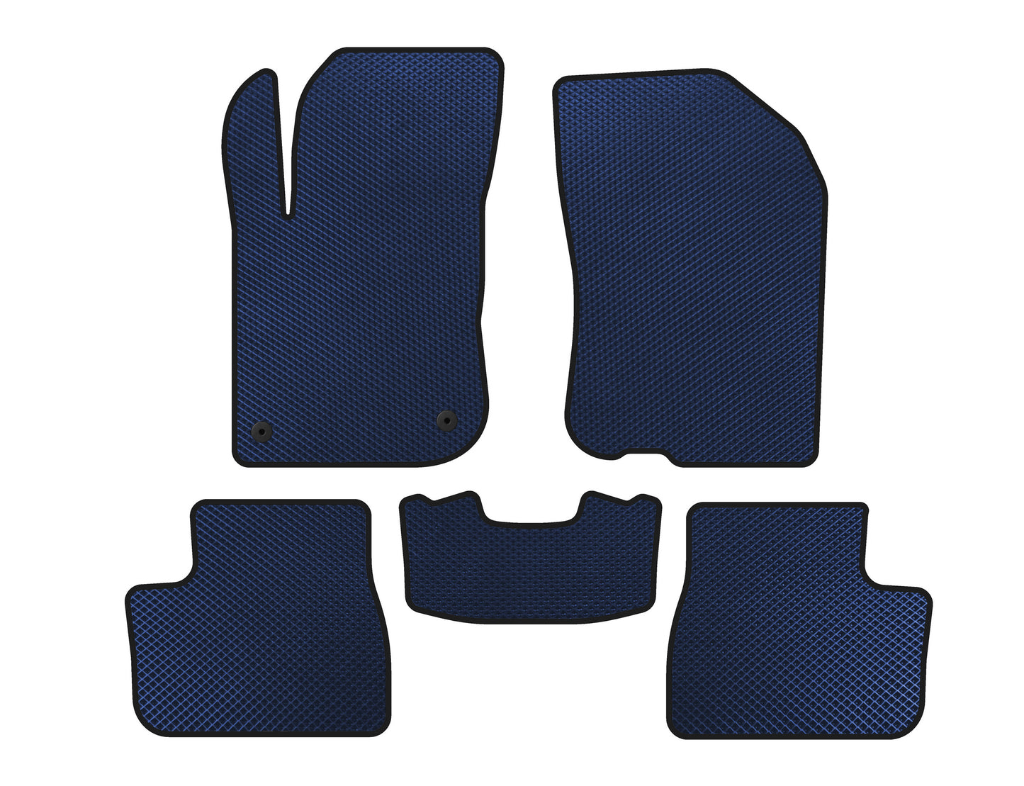 EVA Floor Mats (Blue) for Peugeot 208 2012-2019 - image 1