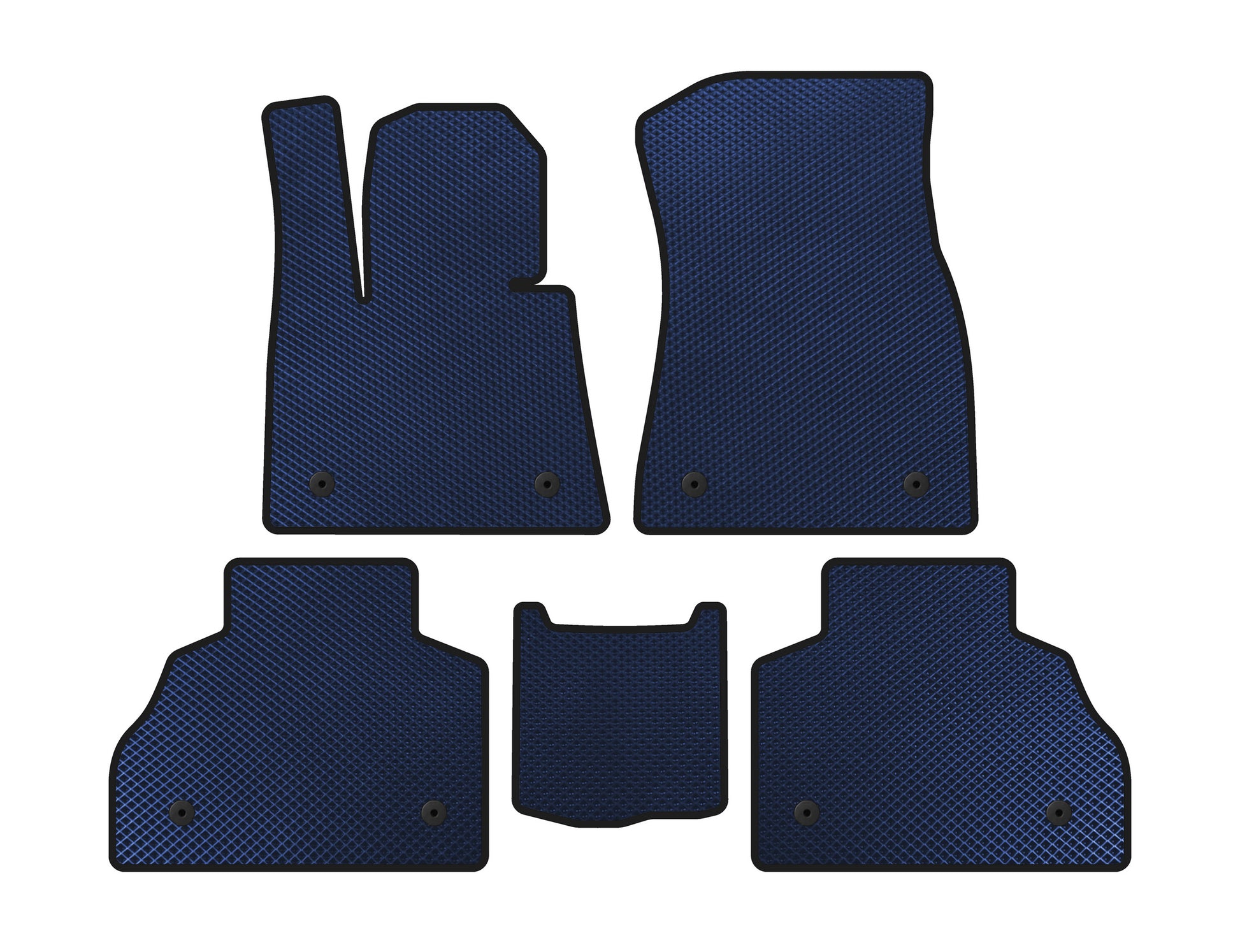 EVA Floor Mats (2 Rows, Blue) for BMW X7 G07 2019- - image 1