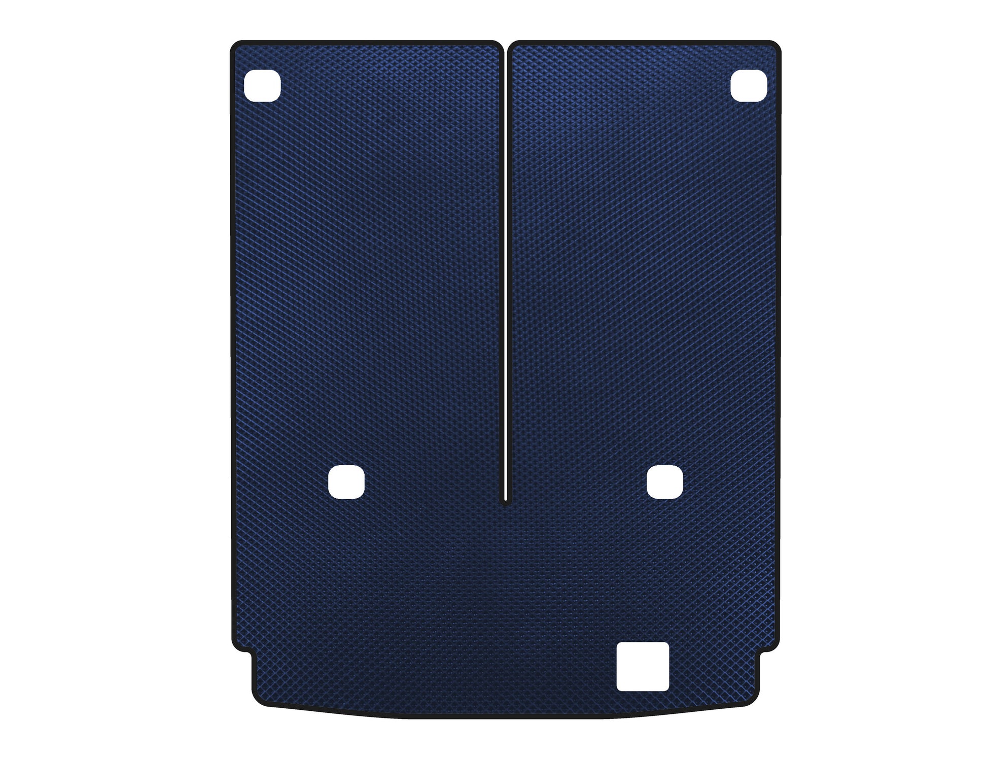 Trunk Mat EVA (7-seater with folded 3rd row, Blue) for Mercedes GL сlass X164 2006-2012 - image 1