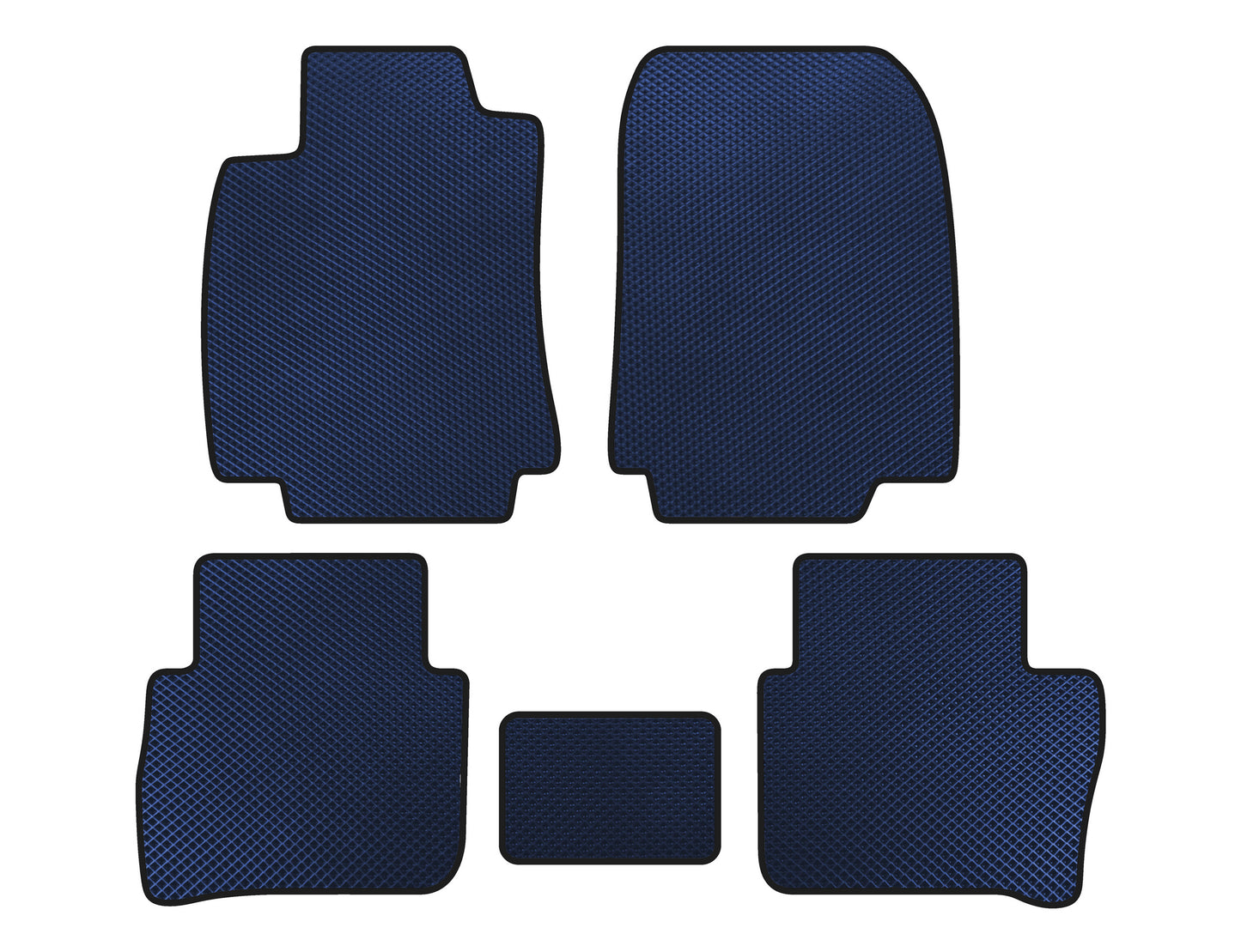 EVA Floor Mats (HB, Blue) for Nissan Tiida 2011-2014 - image 1