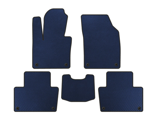 EVA Car Mats (2020-, Blue) for Volvo XC90 2015- - image 1