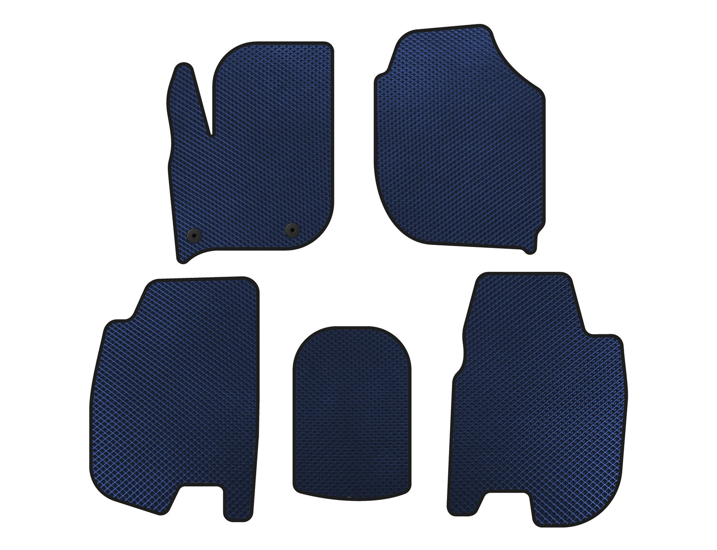 EVA Floor Mats (HB, Blue) for Honda FIT/Jazz 2014- - image 1