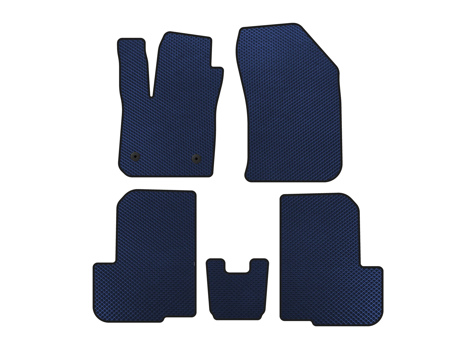 EVA Floor Mats (2 Rows, 7-Seater, Blue) for Dacia Lodgy 2012-2022 - image 1