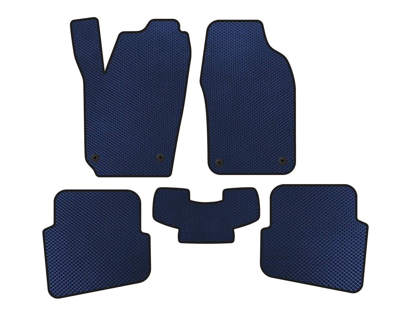 EVA Floor Mats (HB, 3/5-Door, Blue) for Volkswagen Polo 2001-2009 - image 1