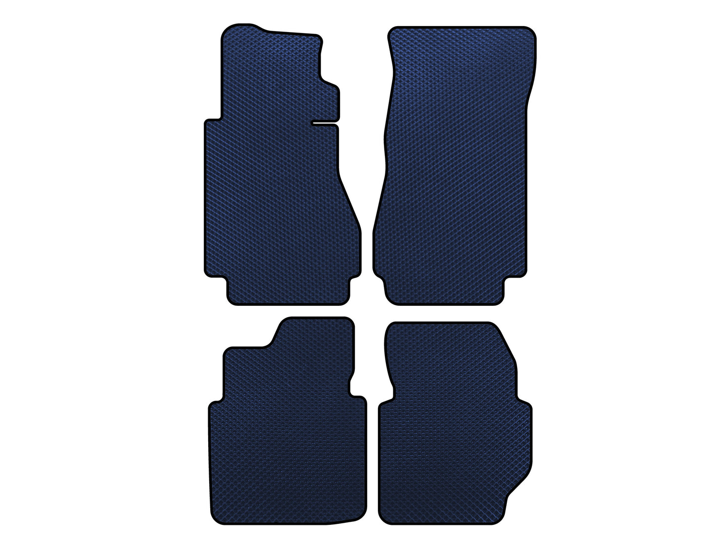 EVA Floor Mats (Blue) for Mercedes W123 1975-1986 - image 1