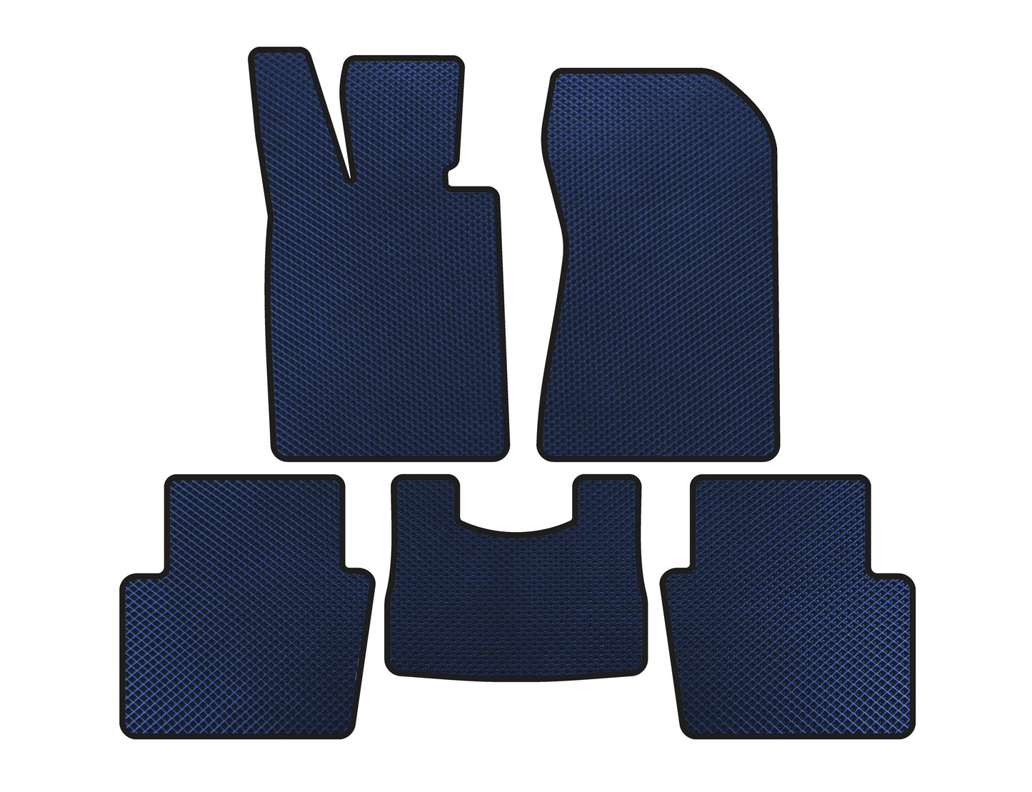 EVA Floor Mats (Blue) for Honda Legend 2004-2012 - image 1