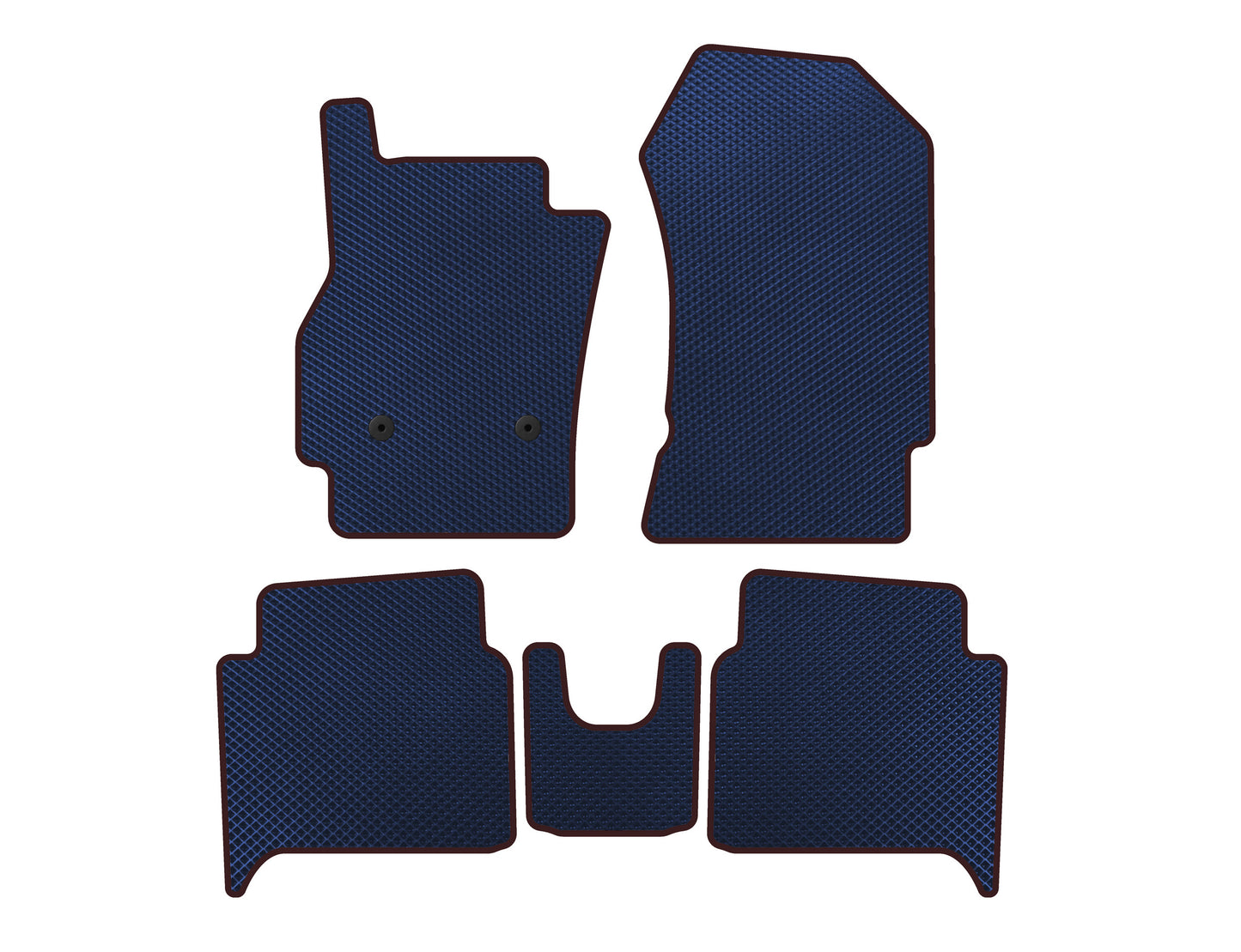 EVA Floor Mats (HB, Blue) for Renault Zoe 2012-2019 - image 1