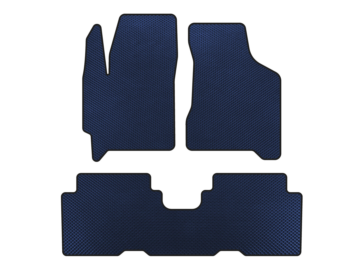 EVA Floor Mats (Blue) for Kia Carens 1999-2012 - image 1