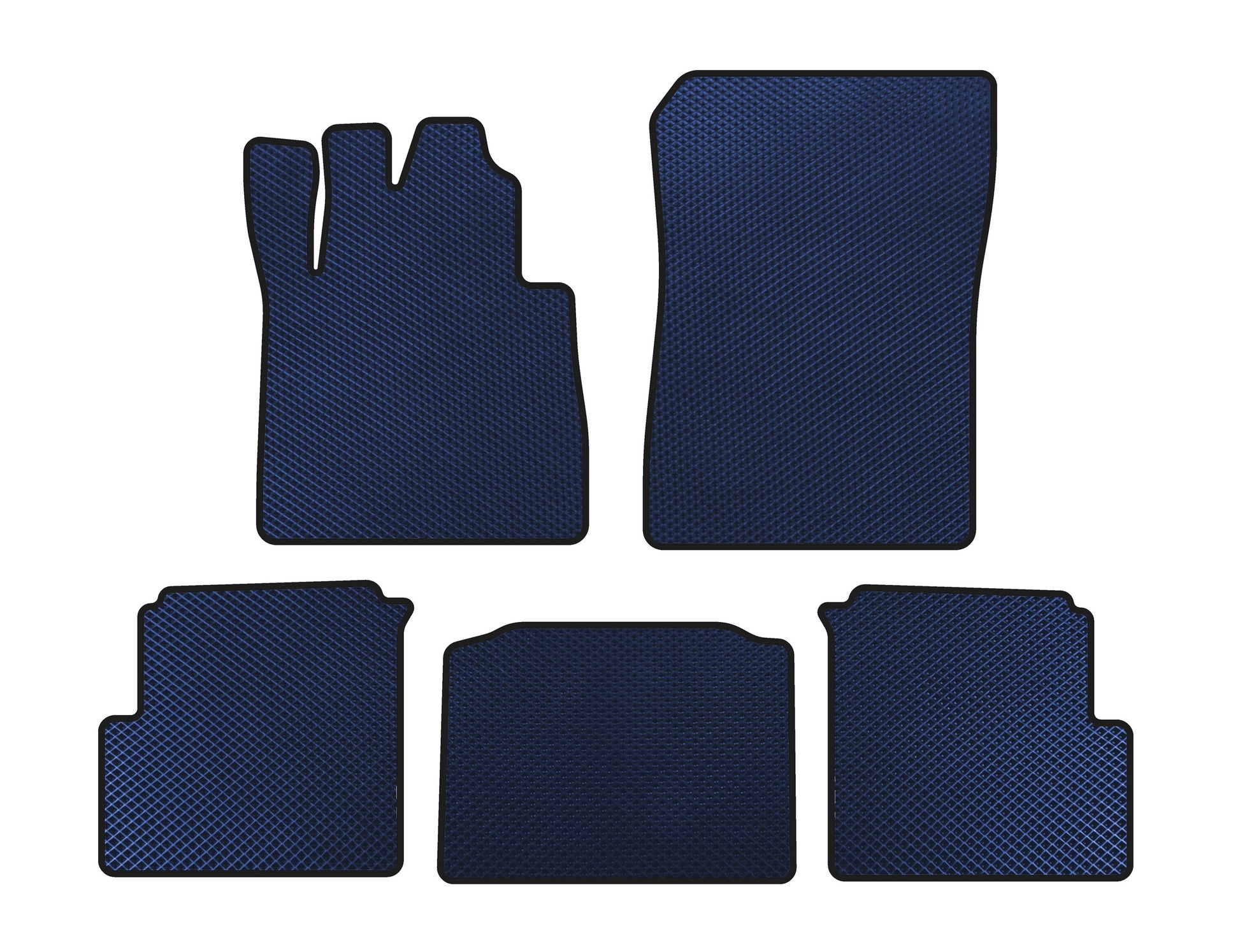 EVA Floor Mats (2012-2015, 5-Door, Blue) for Mercedes G сlass W463 1990-2018 - image 1