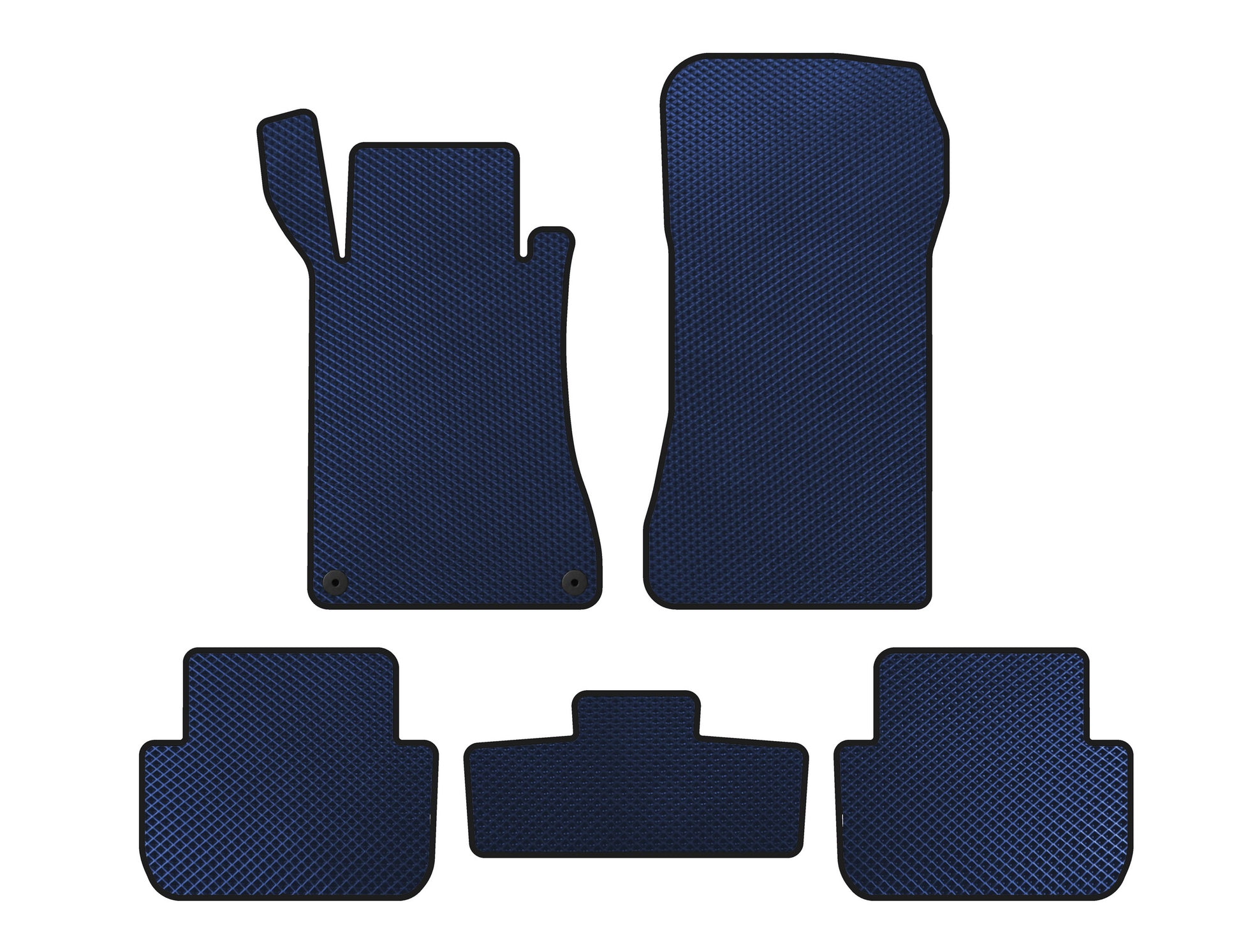 EVA Floor Mats (Coupe, Blue) for Mercedes CLK W209 2002-2010 - image 1