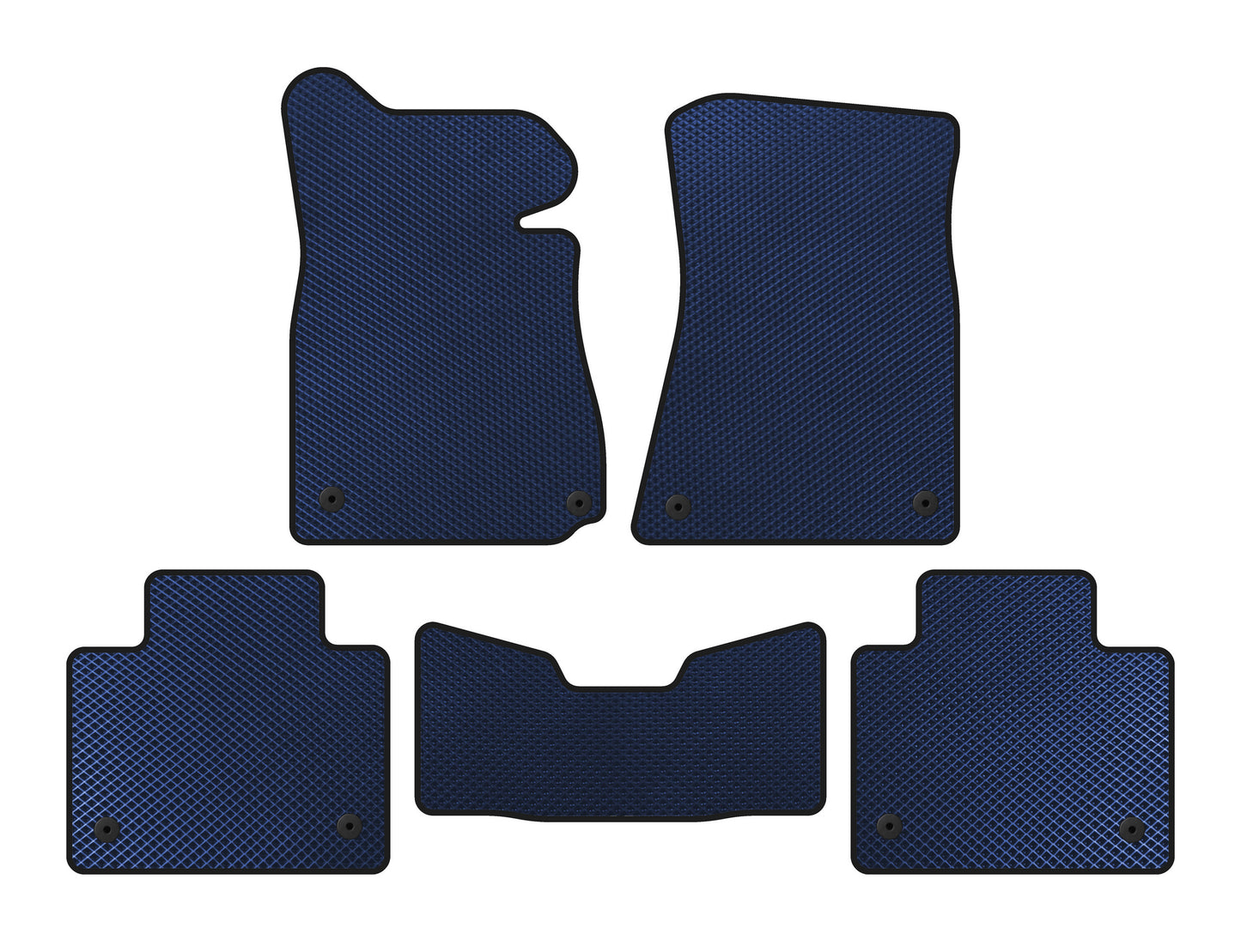 EVA floor mats (2011-2015, SD, Non-AWD, Blue) for Lexus GS 2011-2020 - image 1