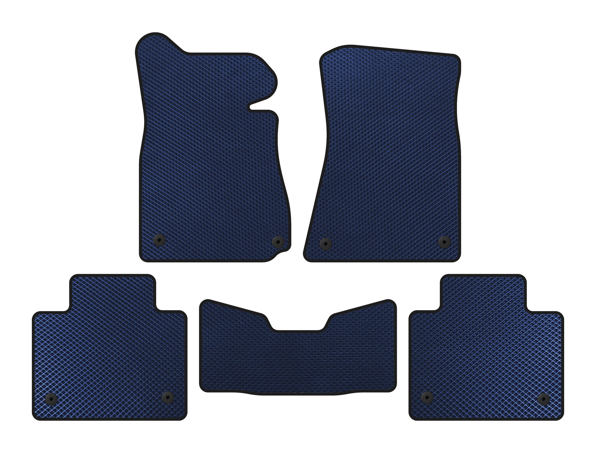 EVA floor mats (2011-2015, SD, Non-AWD, Blue) for Lexus GS 2011-2020 - image 1