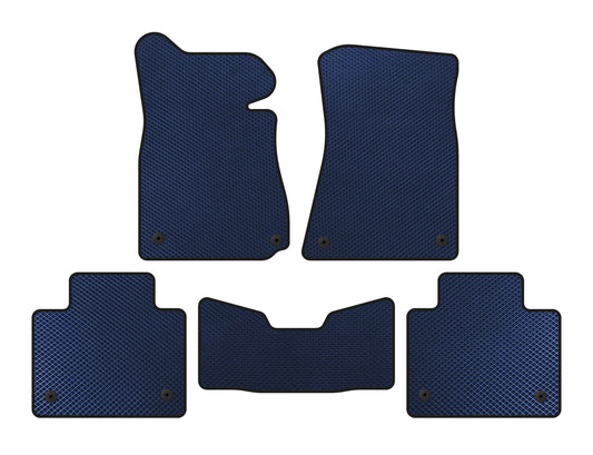 EVA floor mats (2011-2015, SD, Non-AWD, Blue) for Lexus GS 2011-2020 - image 1