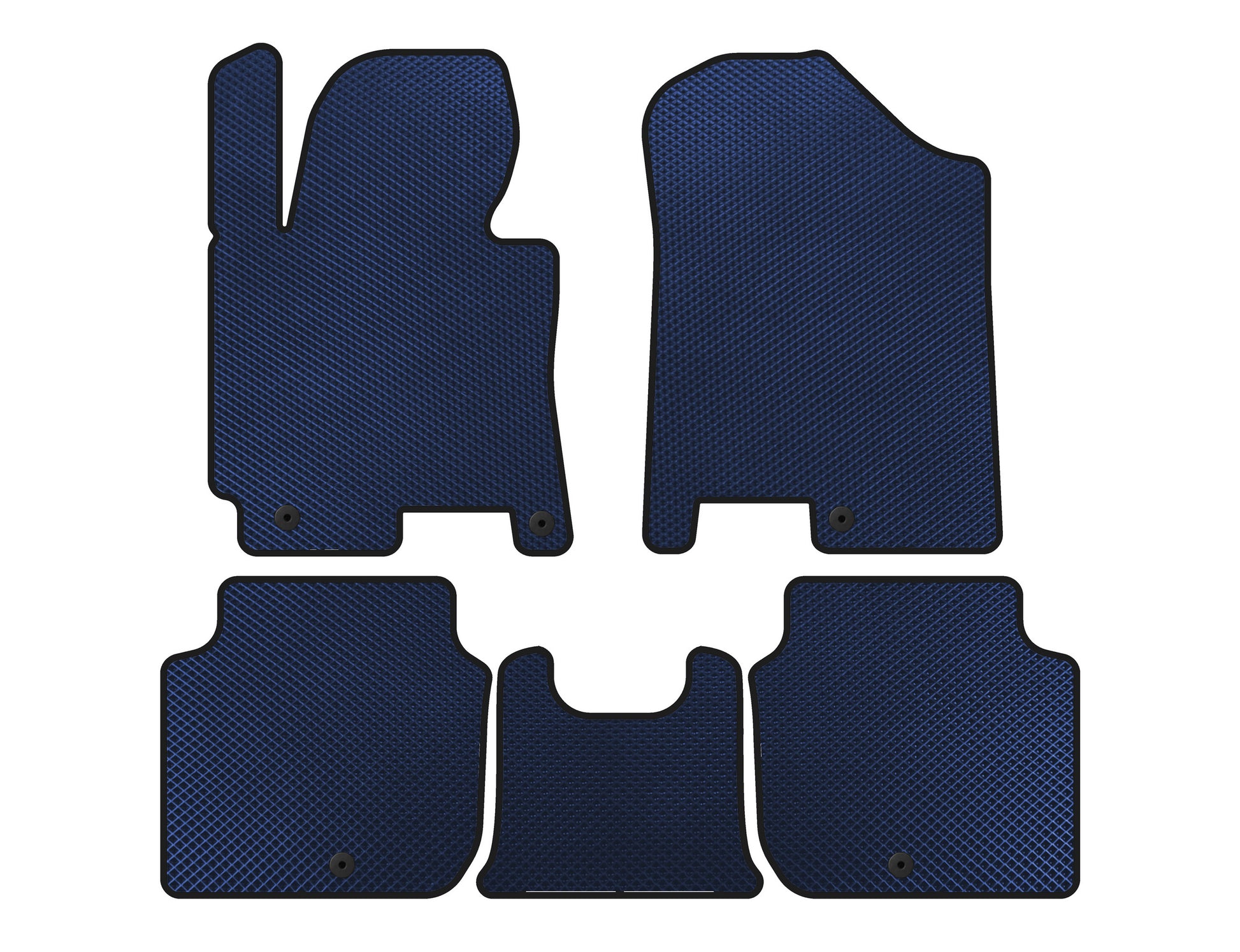 EVA Floor Mats (2012-2016, Blue) for Kia Forte 2008–2024 - image 1
