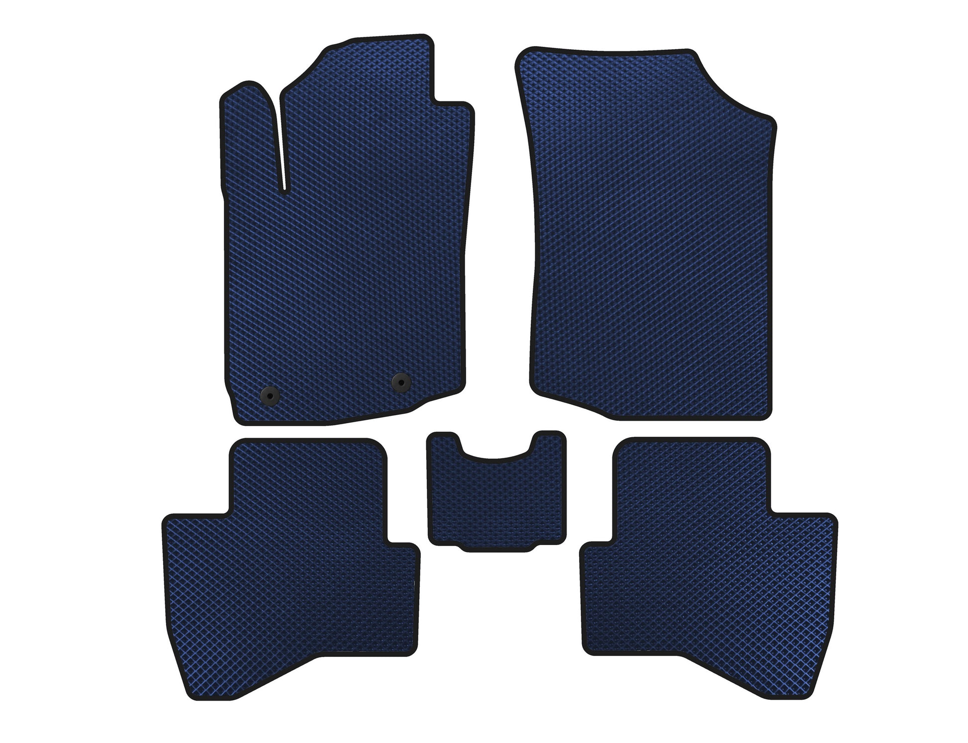 EVA Floor Mats (HB, Blue) for Peugeot 108 2014-2021 - image 1
