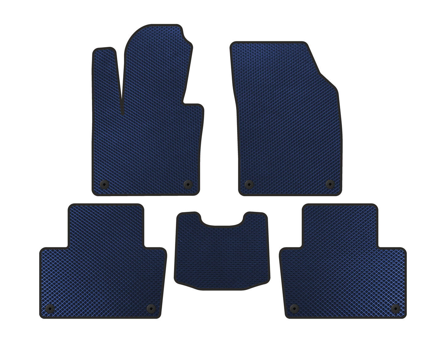 EVA Car Mats (2020-, Blue) for Volvo XC90 2015- - image 1