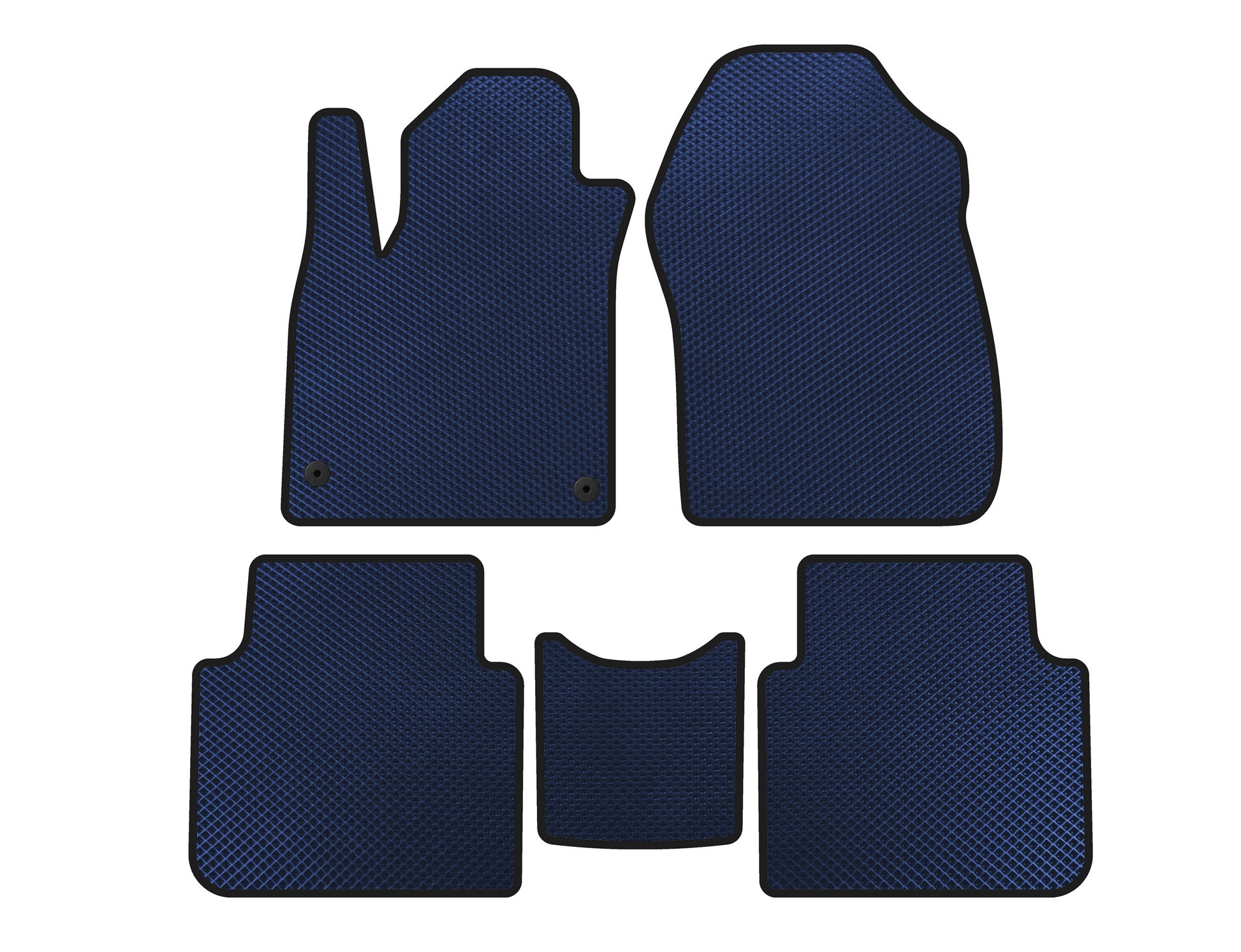EVA Floor Mats (7-Seater, Blue) for Honda CRV 2017-2022 - image 1