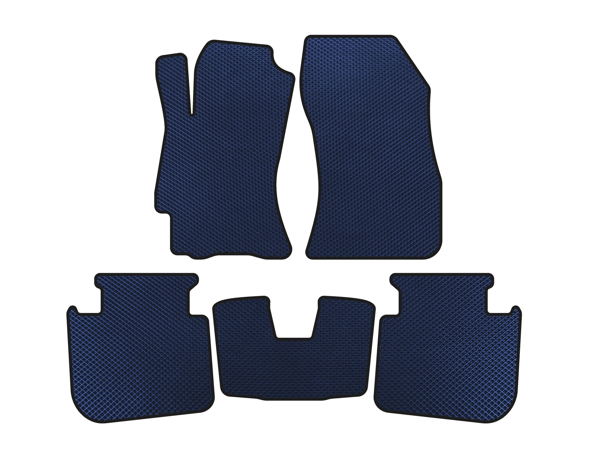 EVA Floor Mats (2009-2013, SD, Blue) for Subaru Legacy 2009-2014 - image 1