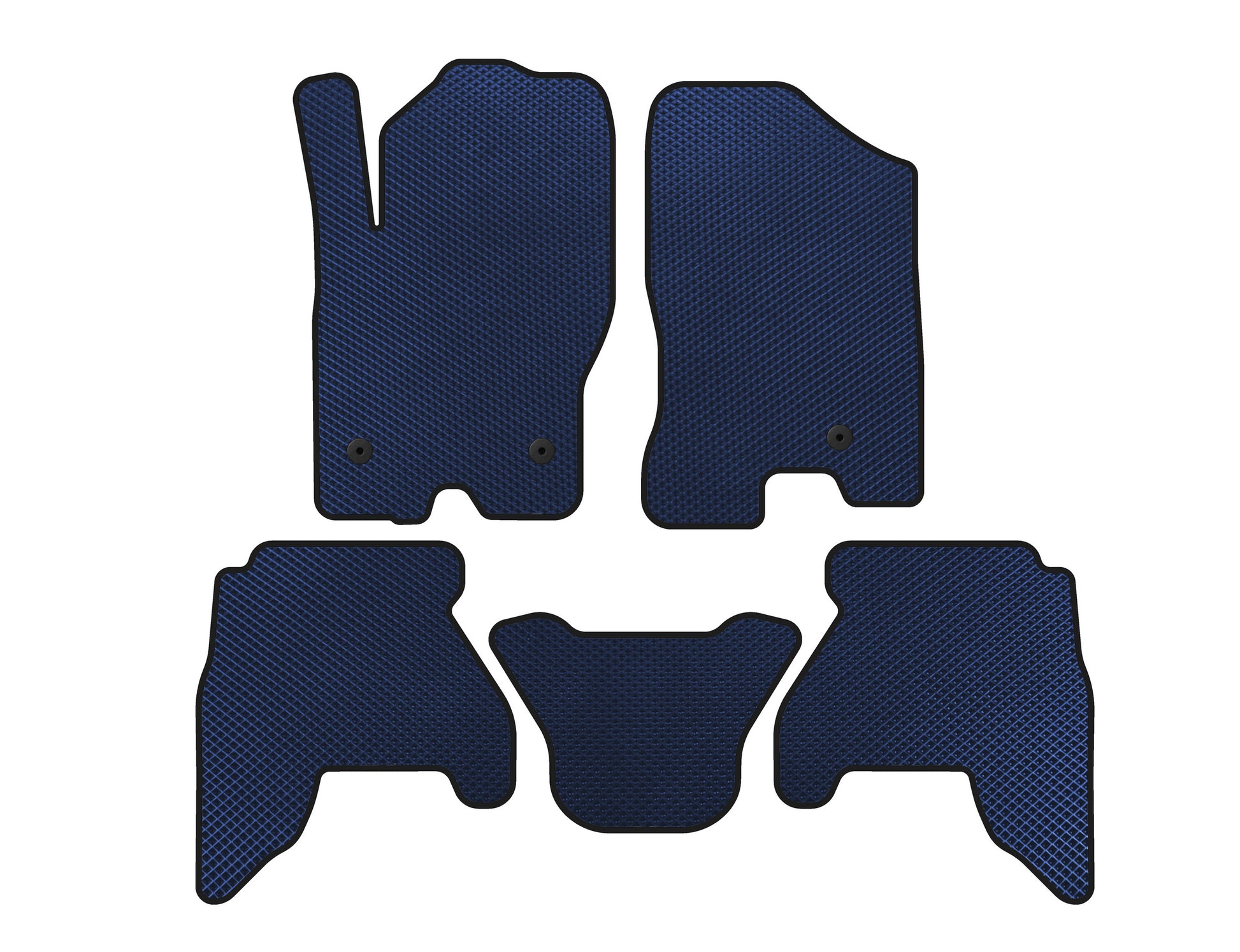 EVA Floor Mats (2 Rows, Blue) for Nissan Pathfinder R51 2005-2014 - image 1