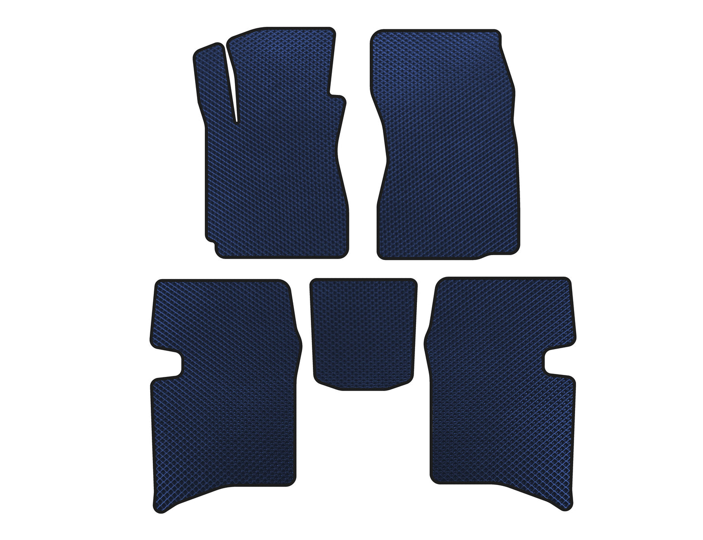 EVA Floor Mats (SD, Blue) for Geely MK 2006-2014 - image 1