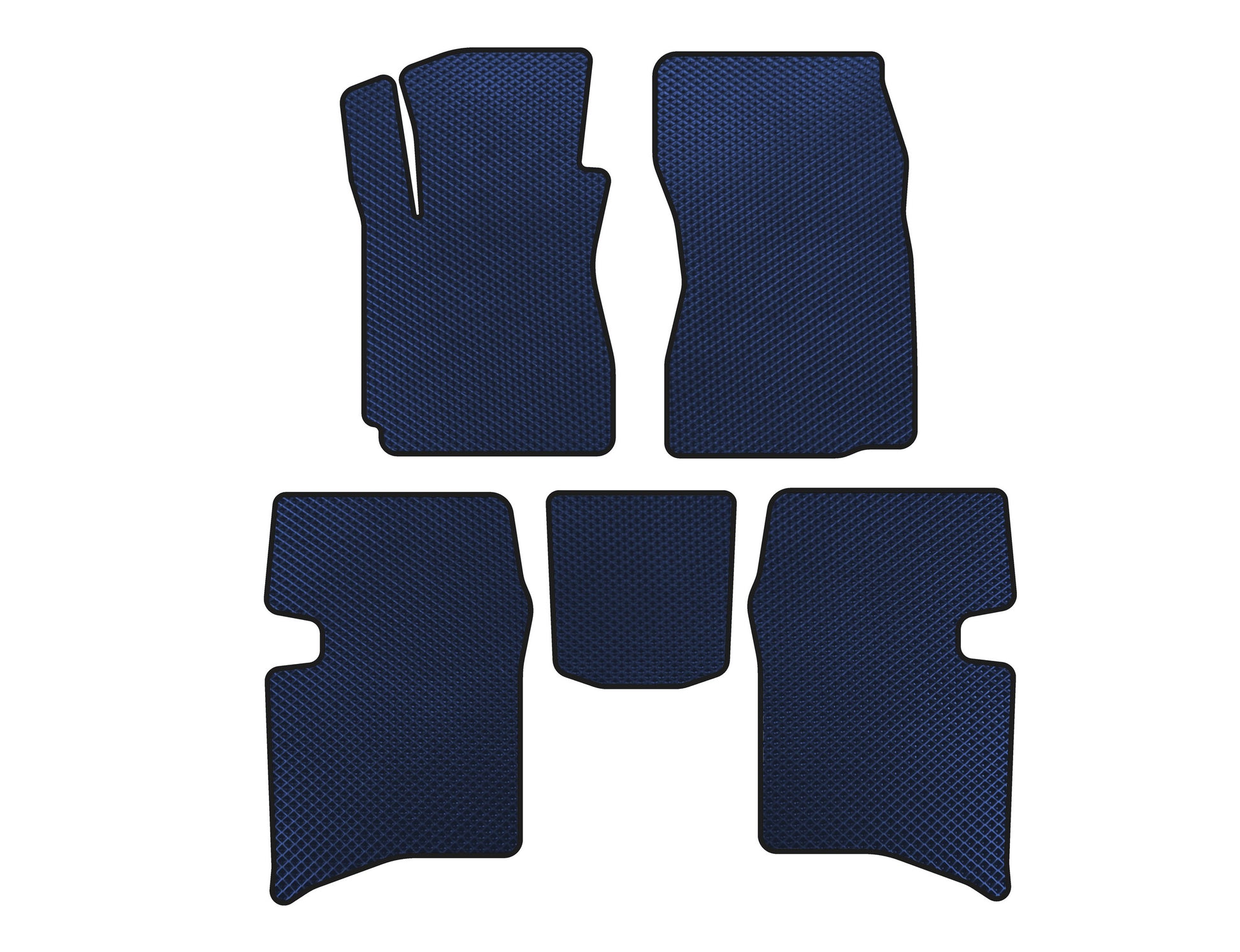 EVA Floor Mats (SD, Blue) for Geely MK 2006-2014 - image 1