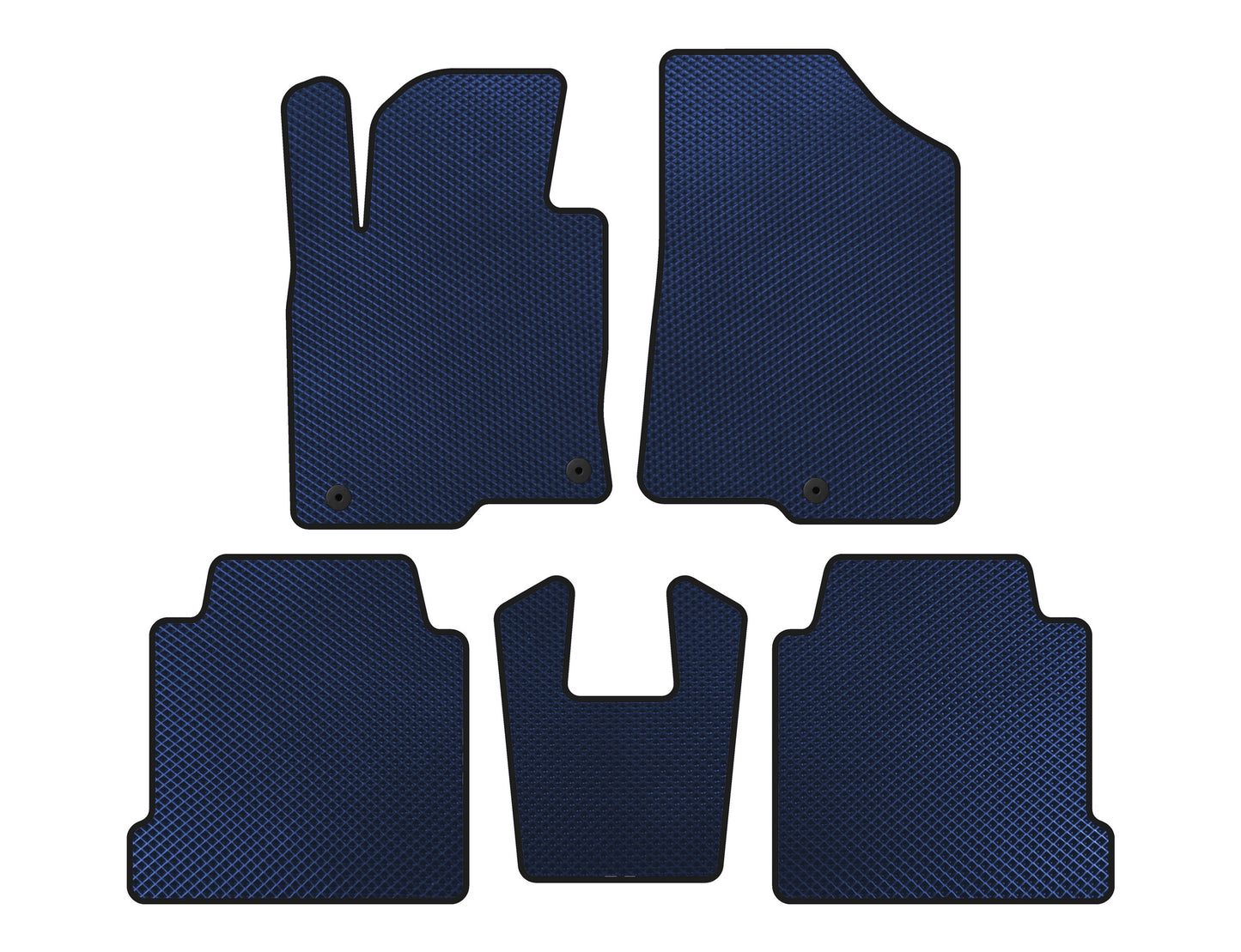 EVA Floor Mats (Blue) for Kia Cadenza 2016- - image 1